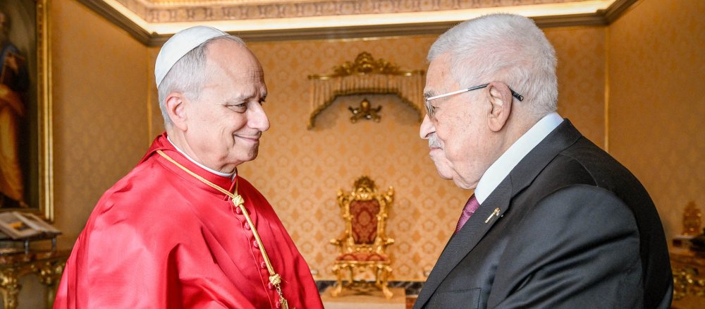 Papst Leo XIV. empfängt Mahmud Abbas, Präsident der Palästinensischen Autonomiebehörde