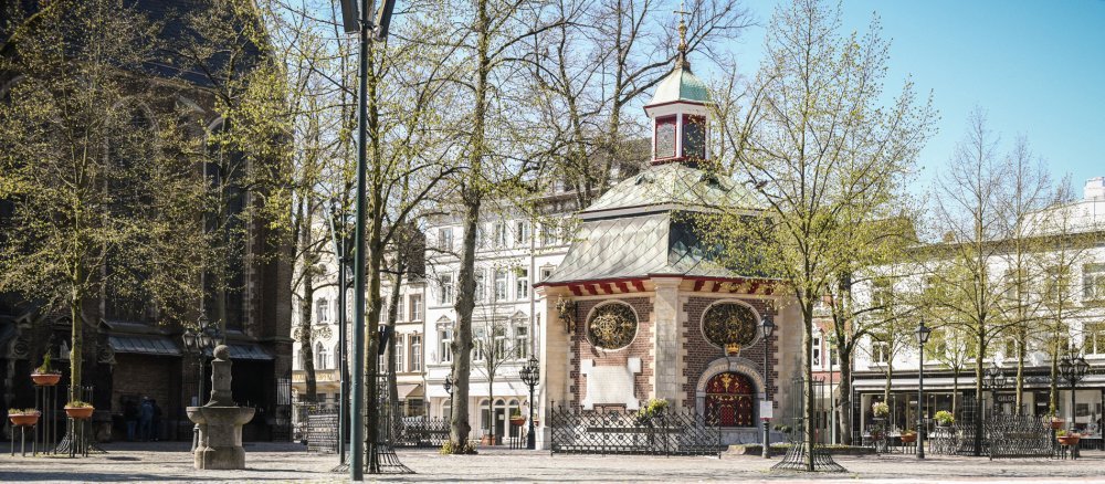 Der Kapellenplatz mit der Gnadenkapelle im Marienwallfahrtsort Kevelaer