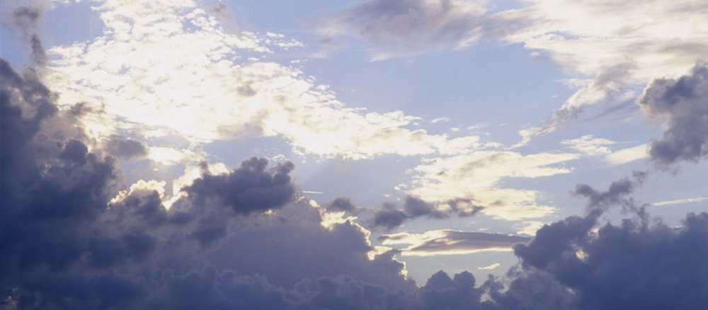 Wolkenverhangener Himmel