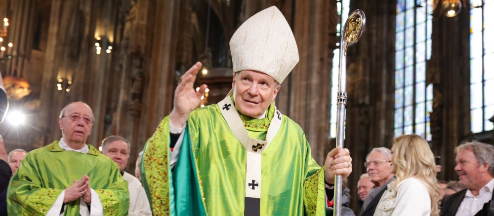 Kardinal Christoph Schönborn bei seiner Verabschiedung