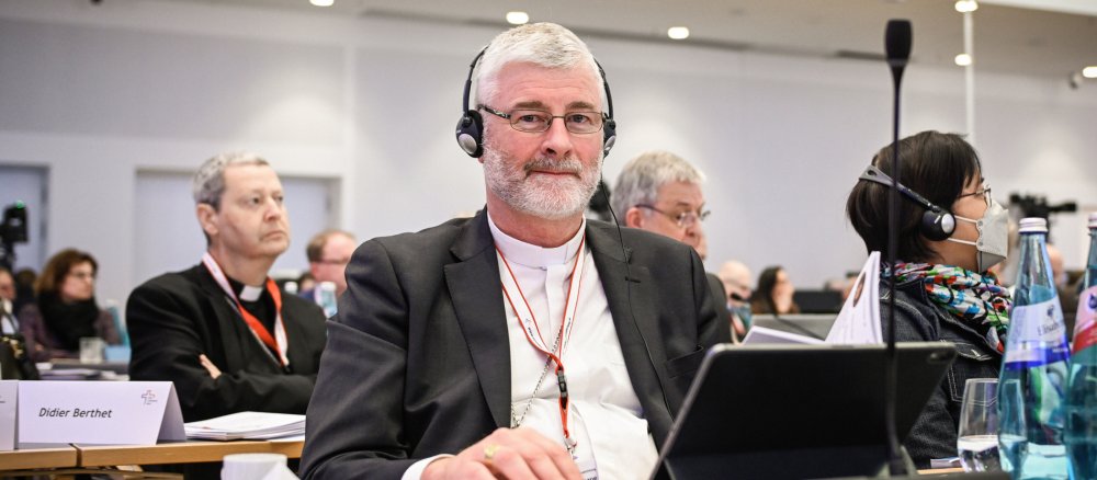 Bishop Shane Mackinlay at the Fifth Synodal Assembly in Frankfurt