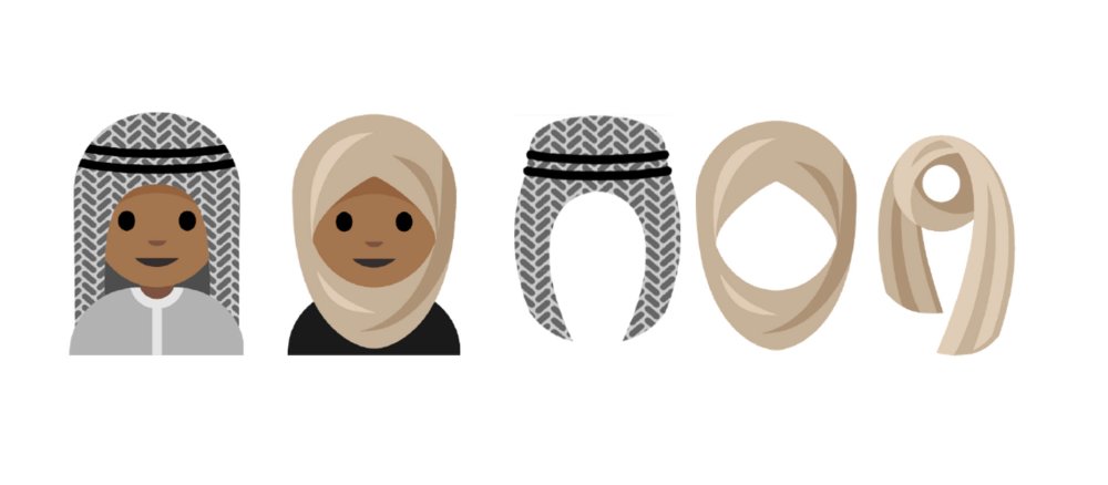 Vorschläge für ein Kopftuch-Emoji