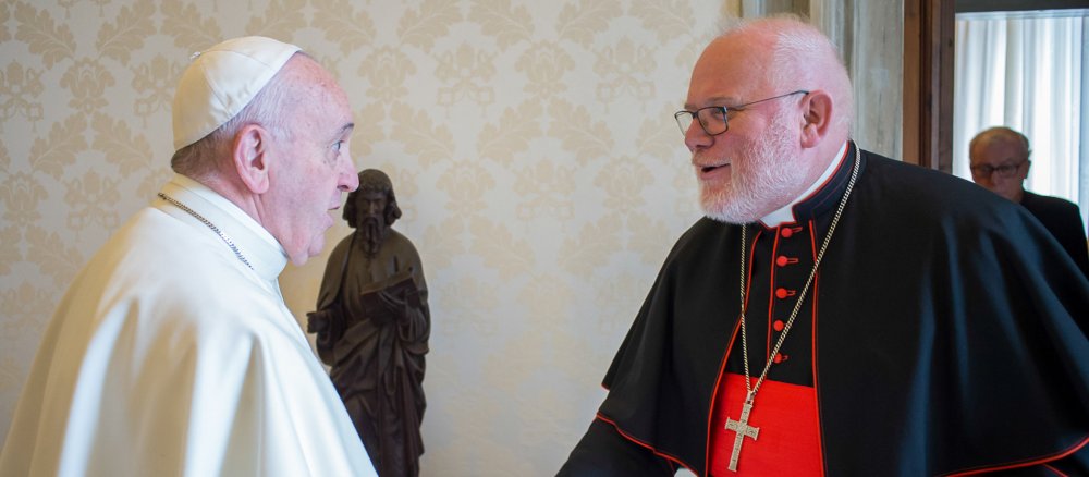 Papst Franziskus und Kardinal Marx
