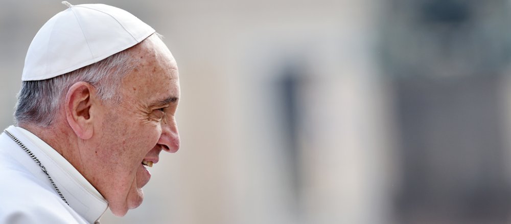 Aufnahme von Papst Franziskus im Profil.