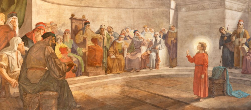 Der zwölfjährige Jesus im Tempel