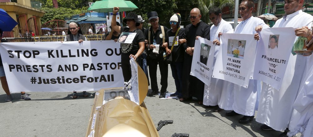 Demonstration auf den Philippinen