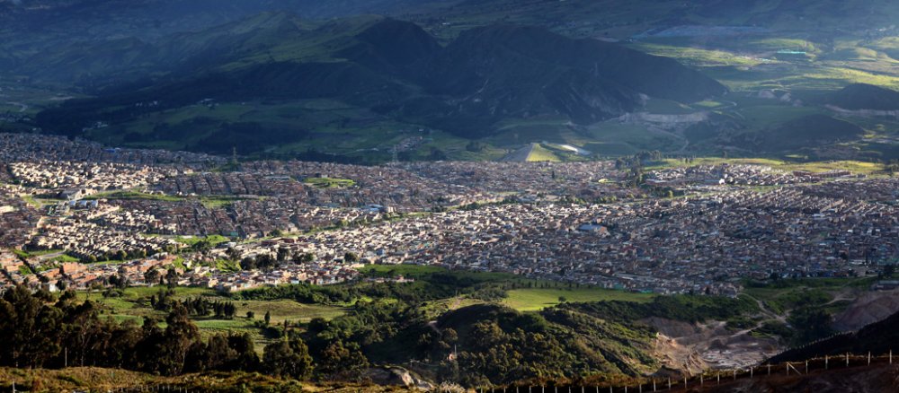 Stadtansicht von Bogota