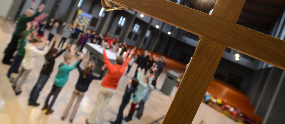 Kommunionvorbereitung in einer Kirchengemeinde