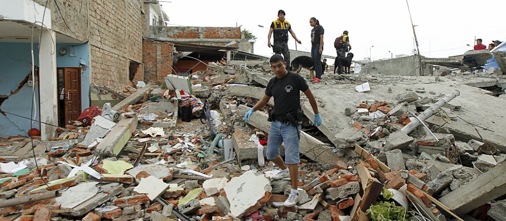 Nach dem Erdbeben in Ecuador