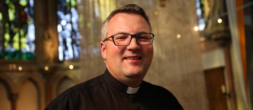 Propst Christoph Wichmann im Porträt.
