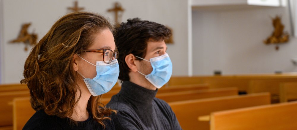 Gottesdienst mit Schutzmaske