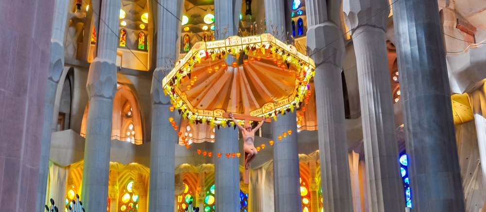 Die Kirche Sagrada Familia in Barcelona