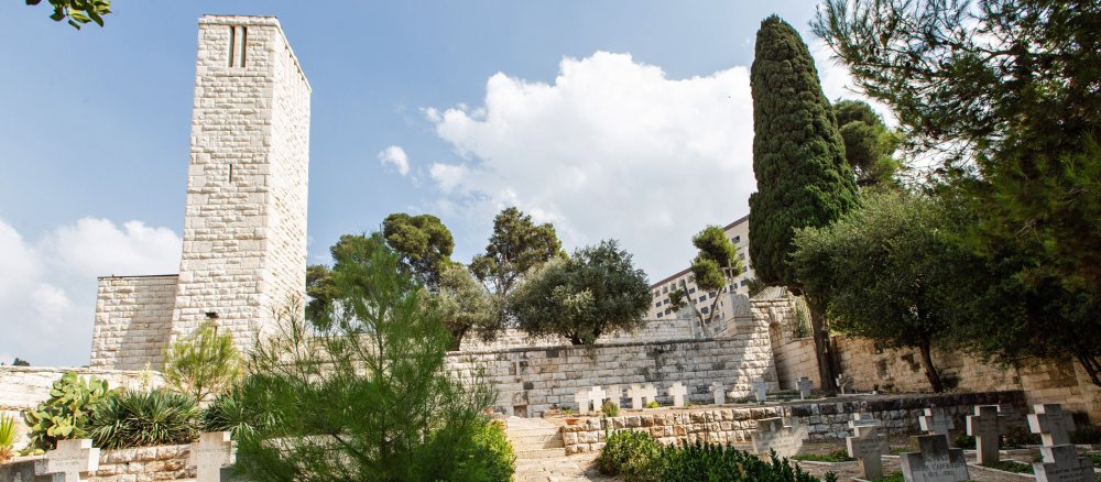 Der deutsche Soldatenfriedhof in Nazareth.