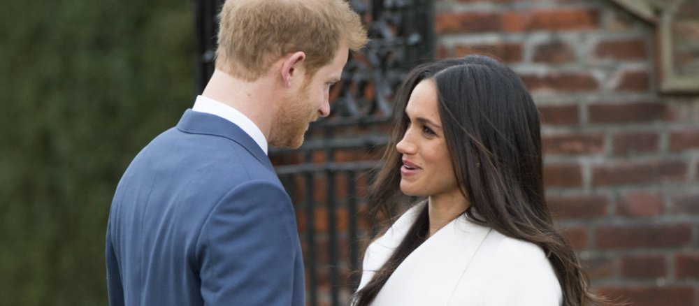 Prinz Harry und Meghan Markle gebem am Kensington-Palast in London ihre Verlobung bekannt.