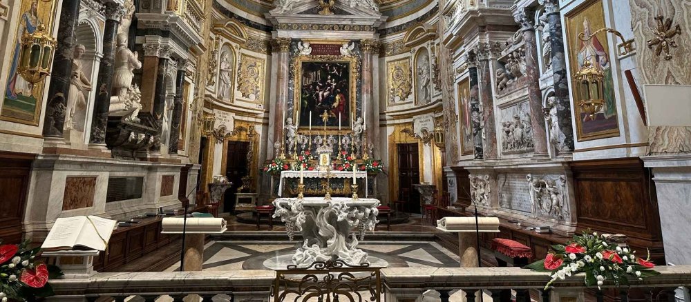 Die deutsche Gemeinde in Rom ist in der Kirche Santa Maria dell'Anima zu Hause.