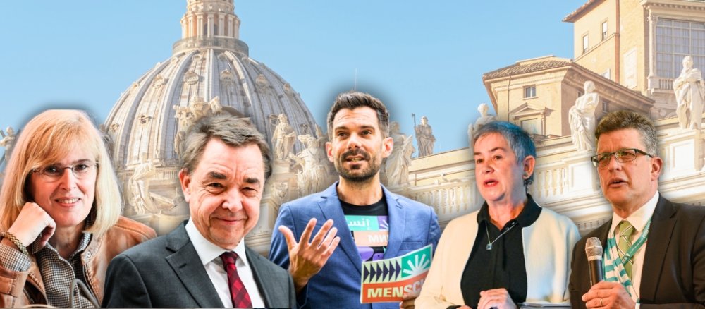 Claudia Nothelle, Thomas Söding, Marc Frings, Irme Stetter-Karp und Wolfgang Klose