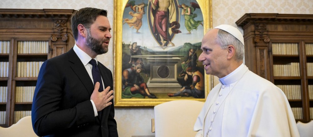 US-Vizepräsident JD Vance im Gespräch mit Papst Leo XIV.