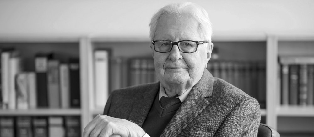 Der deutsche Politiker Hans-Jochen Vogel