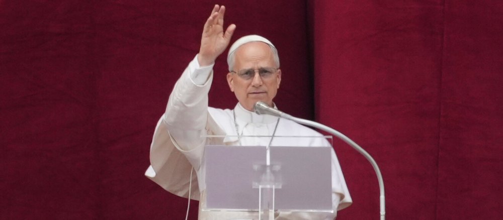 Papst Leo XIV. beim Mittagsgebet