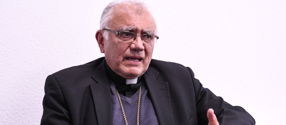Kardinal Baltazar Enrique Porras Cardozo, Erzbischof von Merida in Venezuela, im Gespräch.