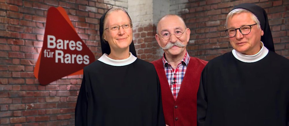 Horst Lichter mit den Schwestern Thekla Baumgart und Mirjam Kämpf