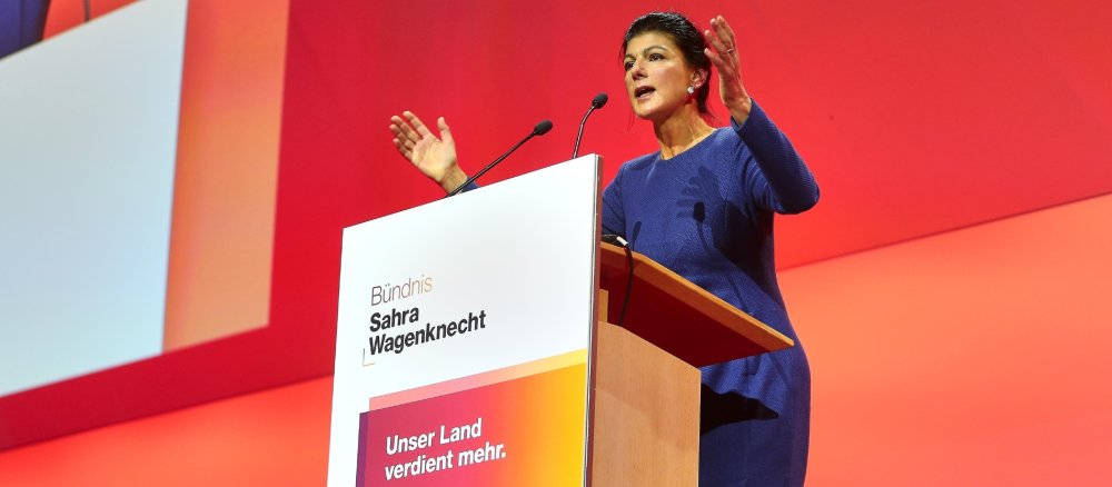 BSW-Parteivorsitzende Sahra Wagenknecht