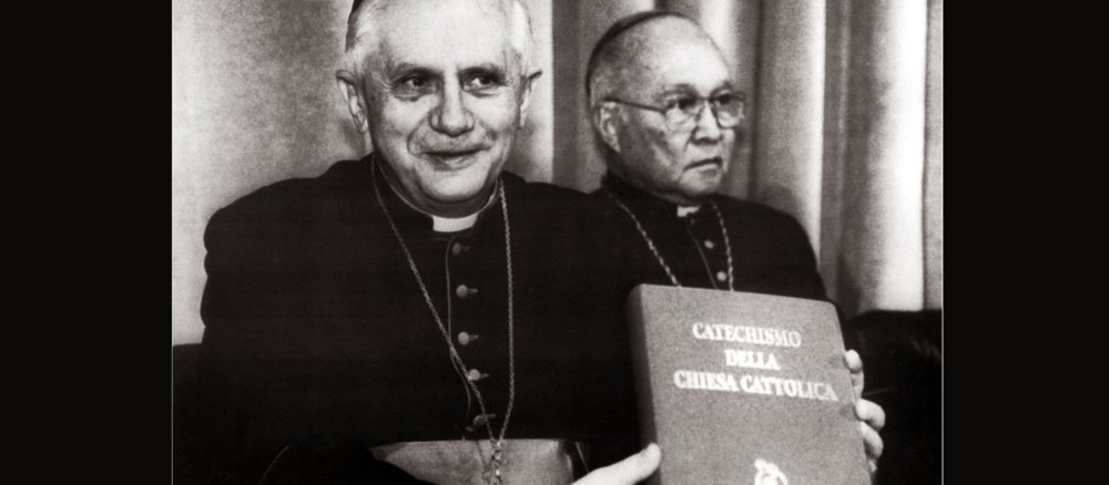 Historische Aufnahme von Kardinal Joseph Ratzinger