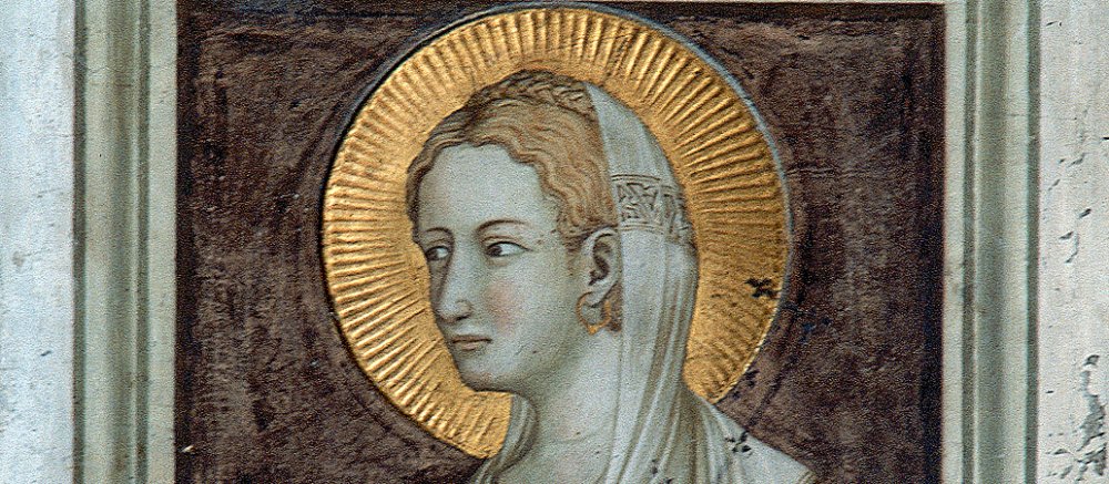 'Die Heilige Thekla' Lorenzetti, Pietro um 1280