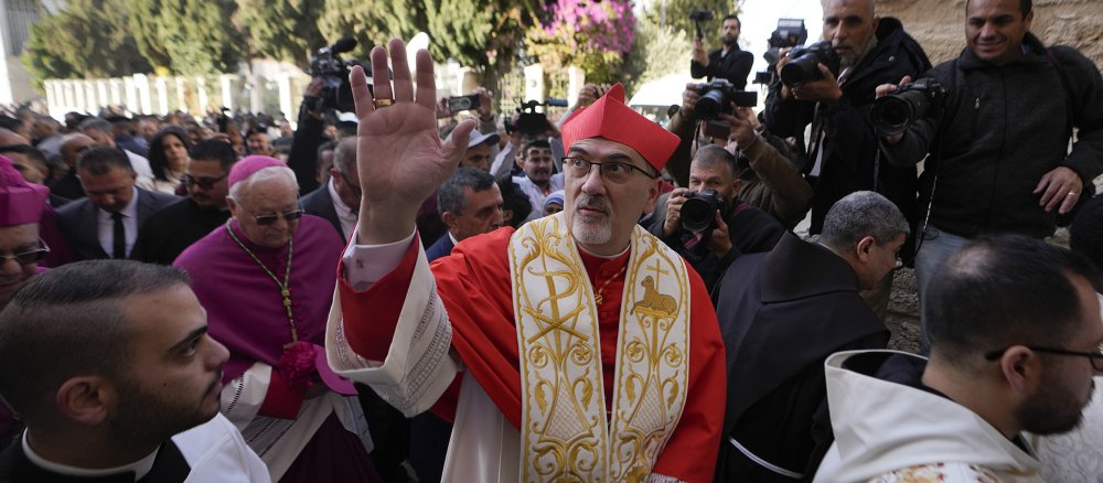 Lateinische Patriarch von Jerusalem Kardinal Pierbattista Pizzaballa