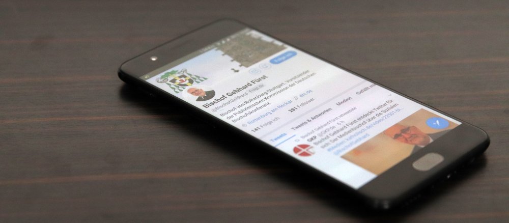 Bischof Gebhard Fürst bei Twitter