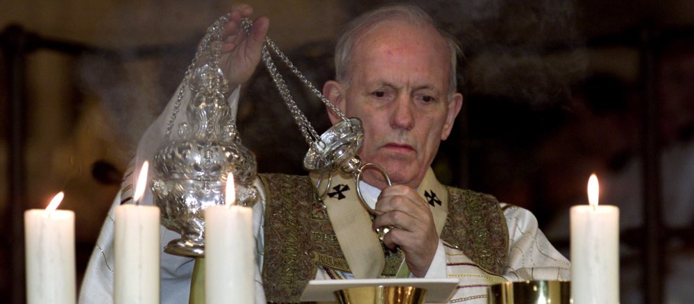 Archbishop Johannes Joachim Degenhardt during the Eucharistic celebration.