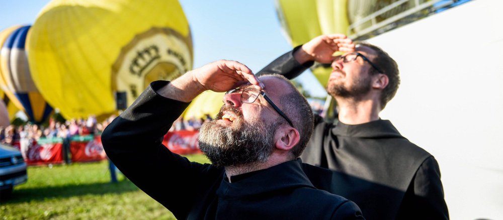 Mönche Ballon
