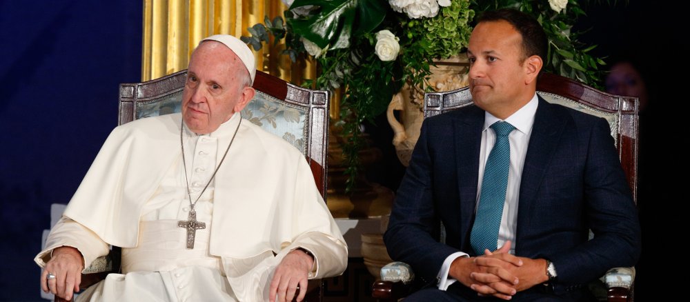 Papst Franziskus und Leo Varadkar