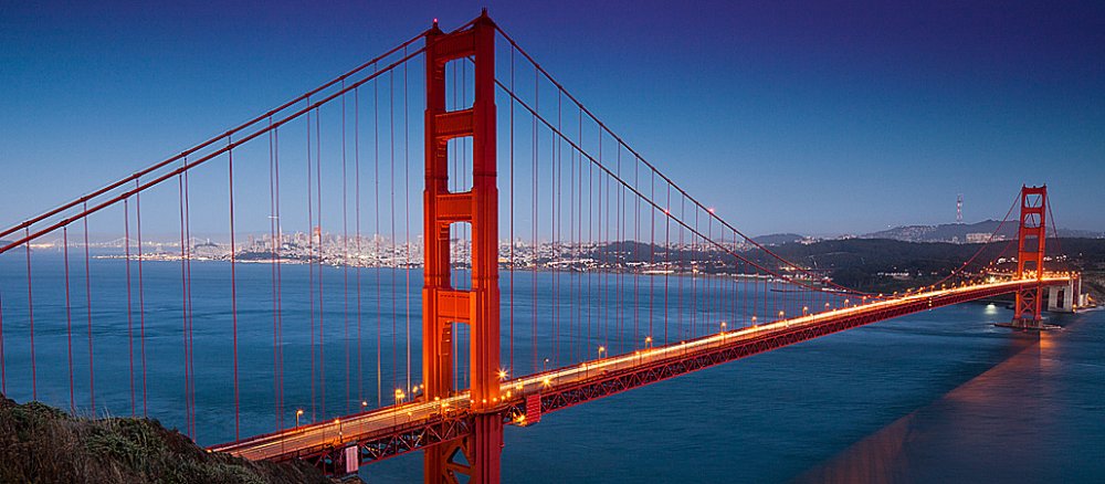 Die Golden Gate Bridge ist das Wahrzeichen von San Francisco und eines der bekanntesten Bauwerke der USA.