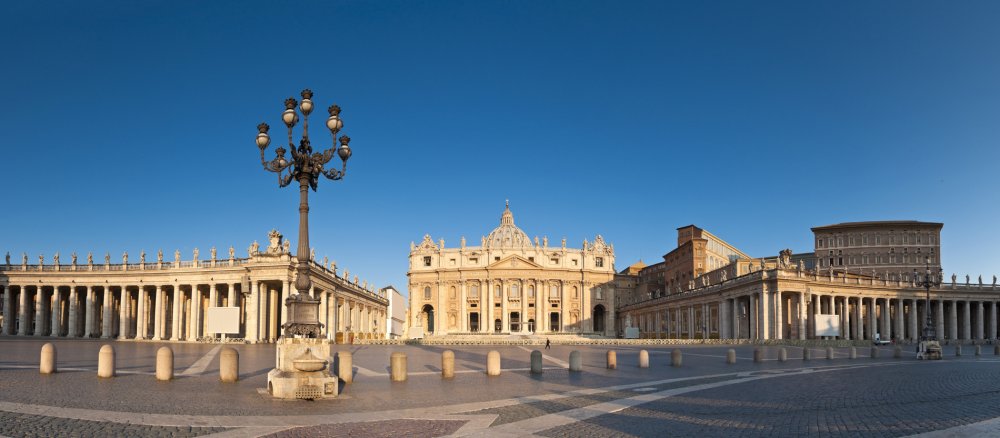 Peterplatz in Rom.