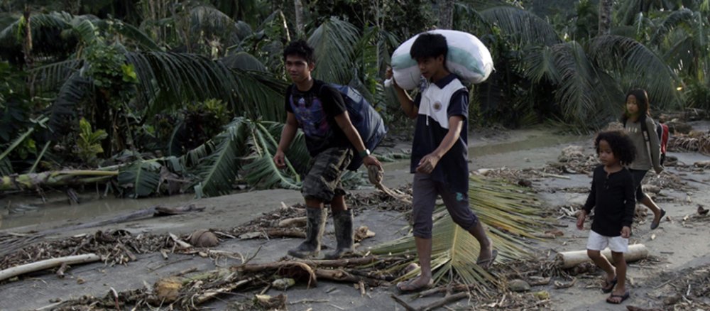Opfer der Flutkatastrophe in Mindanao vom 05.12.12.