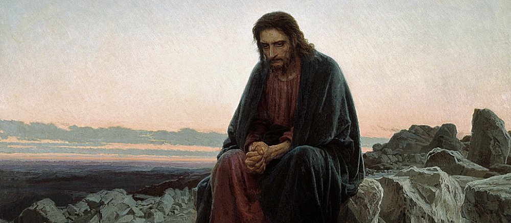 Jesus in der Wüste