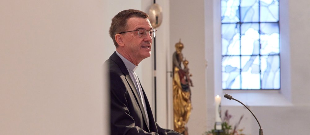Klaus Krämer, neuer Bischof von Rottenburg-Stuttgart, im Rottenburger Dom in Rottenburg.