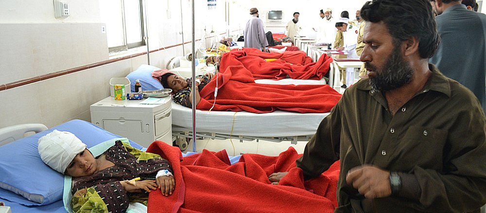 Opfer des Erdbebens in der iranisch-pakistanischen Grenzregion am 16. April 2013.