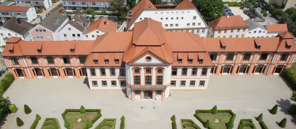 Luftaufnahme der Sommerresidenz der Katholischen Universität Eichstätt-Ingolstadt