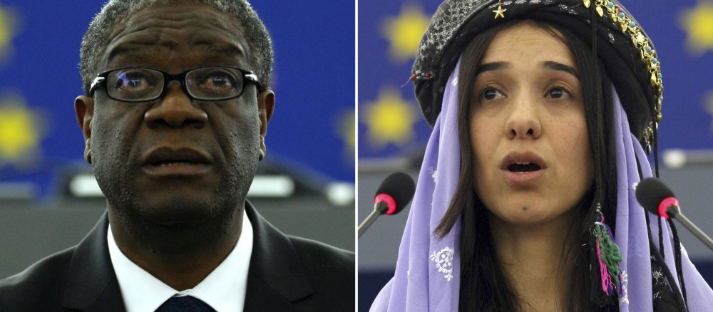 Denis Mukwege und Nadia Murad