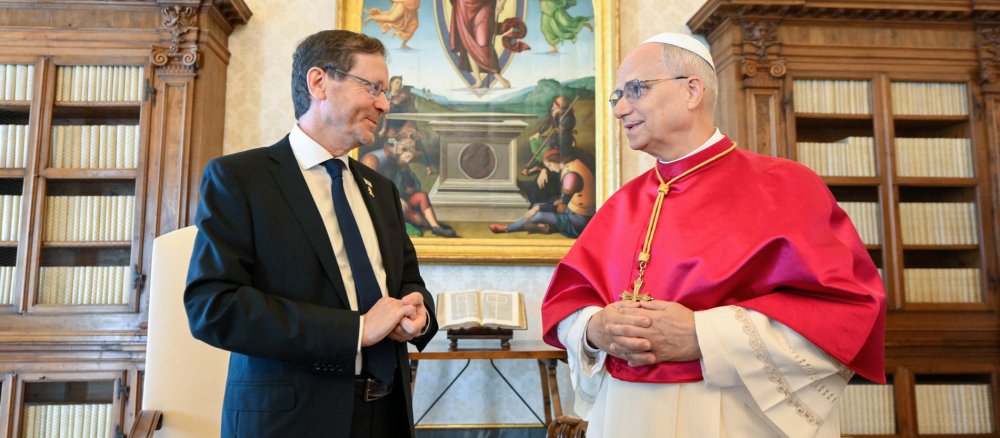 Isaac Herzog und Papst Leo XIV.