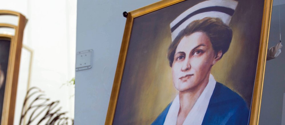 Ein Gemälde zeigt die selige Hanna Chrzanowska