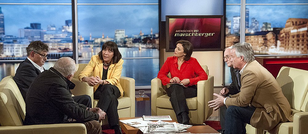 "Menschen bei Maischberger" am 12. Februar 2013 zum Papst-Rücktritt.