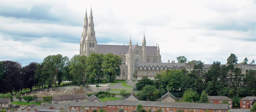 Ein Zentrum des Glaubens: Die Katholische St.-Patricks-Kathedrale im Erzbistum Armagh (Nordirland).