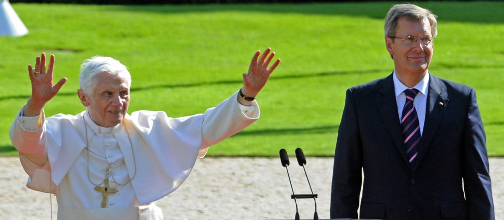 Papst Benedikt XVI. und Christian Wulff