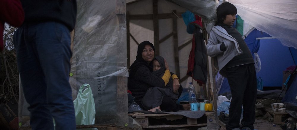 Flüchtlingslager auf Lesbos