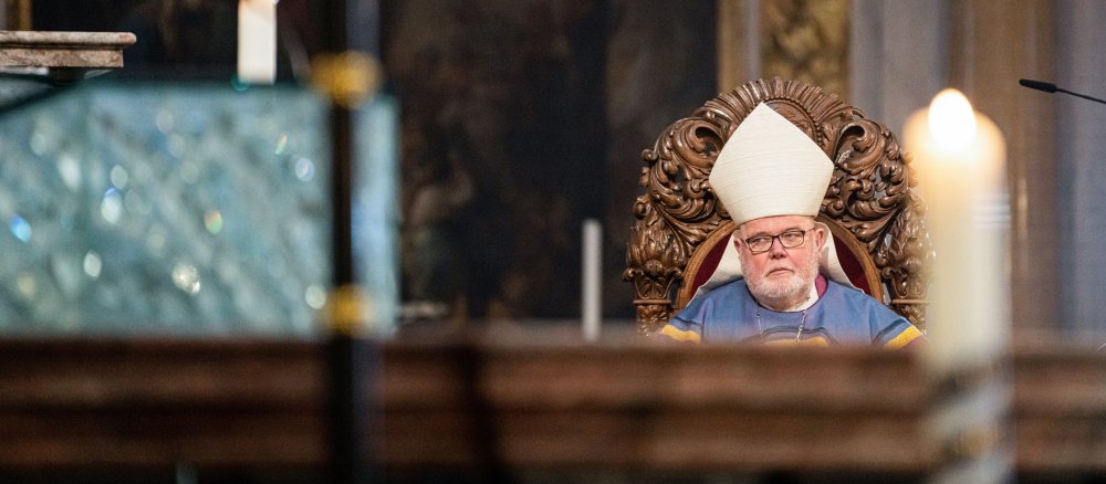 Kardinal Reinhard Marx, Erzbischof von München und Freising, bei einem Gottesdienst
