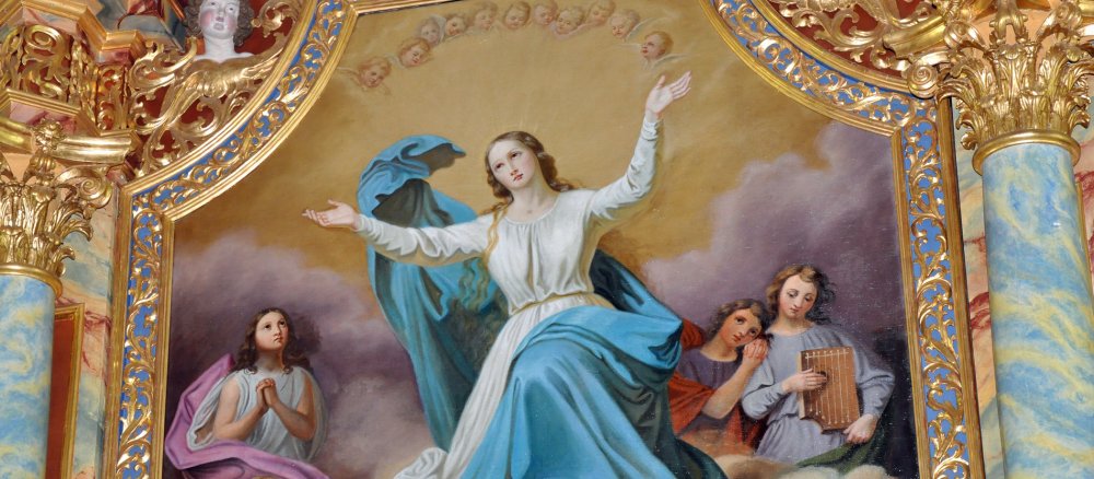 Die Gottesmutter Maria.