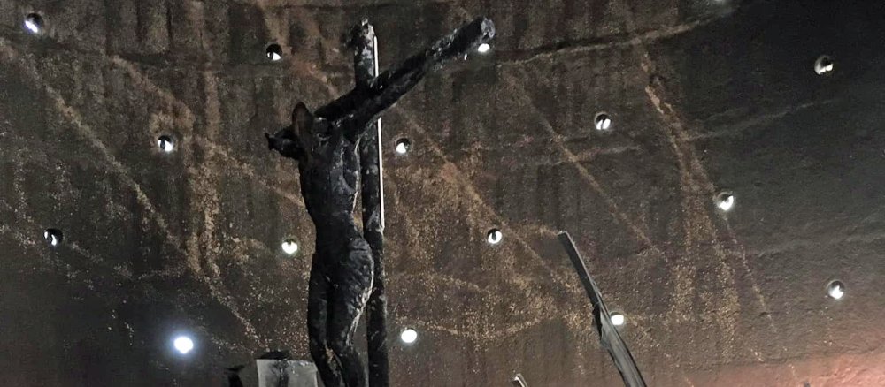 Kapelle nach Brandanschlag auf Kathedrale von Managua